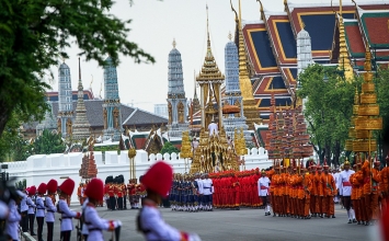 Trang nghiêm lễ hỏa táng nhà vua Thái Lan